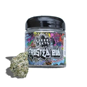 Crude Boys Frosted Bud – Last Caress – Infused Flower 3.5 G